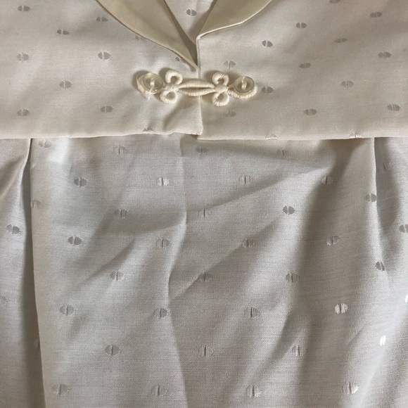 VTG 80’s Boys Baptism Christening Shortall Suit Vest 1PC Satin Tie Charming - Picture 8 of 10